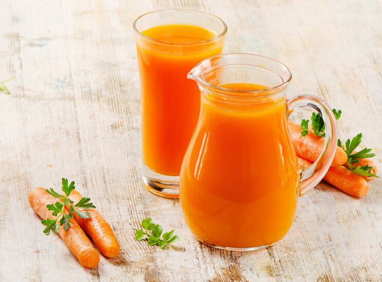 Succo di carota per le rughe intorno agli occhi